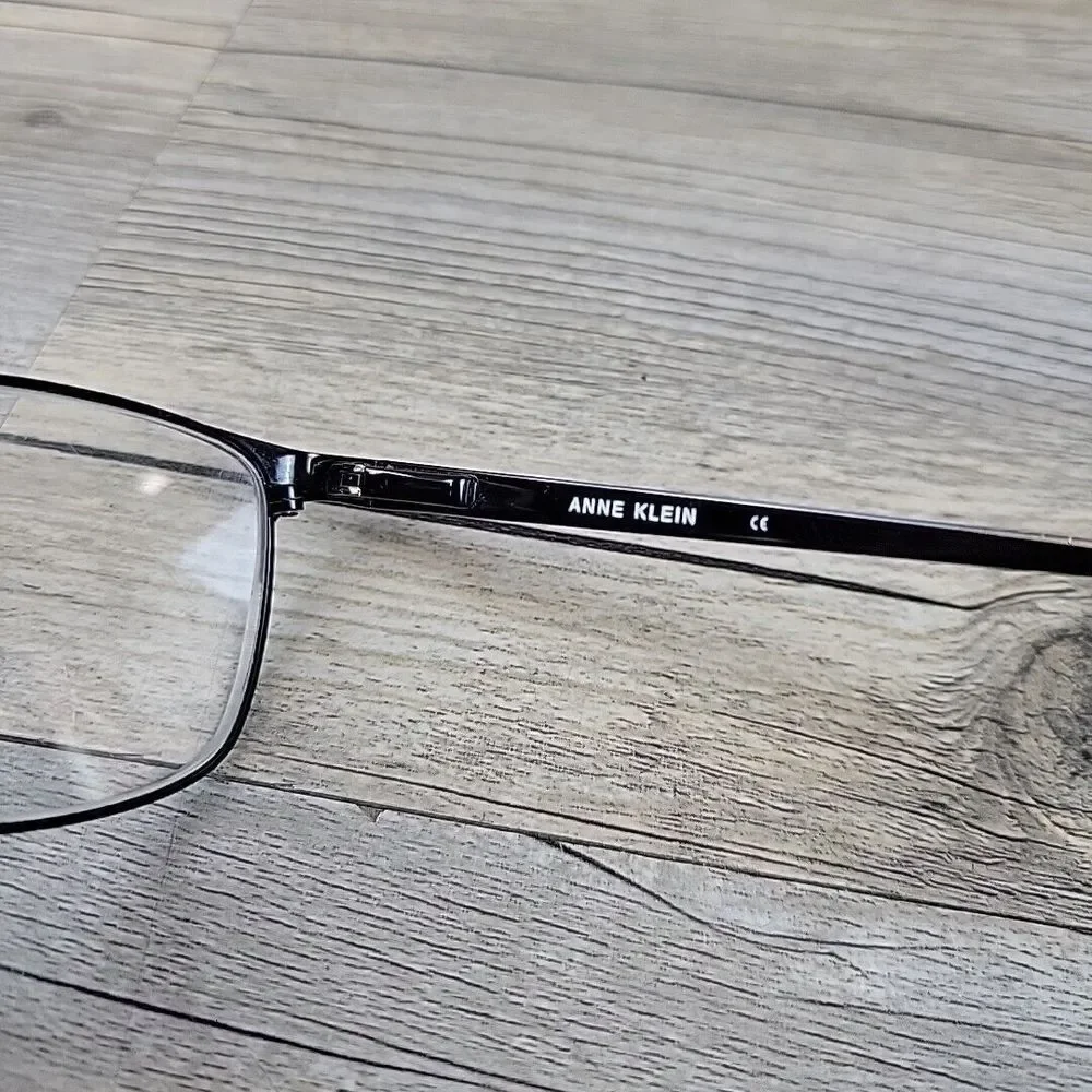 Anne Klein AK5053 001 Eyeglasses Black Metal‎ Square 54-15 135 Frames Only